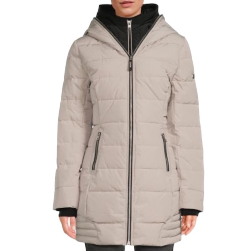 OOKPIK Women's Tan & Black Sky Jacket ~ Ladies Size Medium